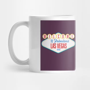 Welcome to Las Vegas Nevada retro logo. Mug